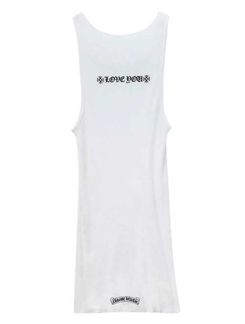 Chrome Hearts Scroll logo Tank Top