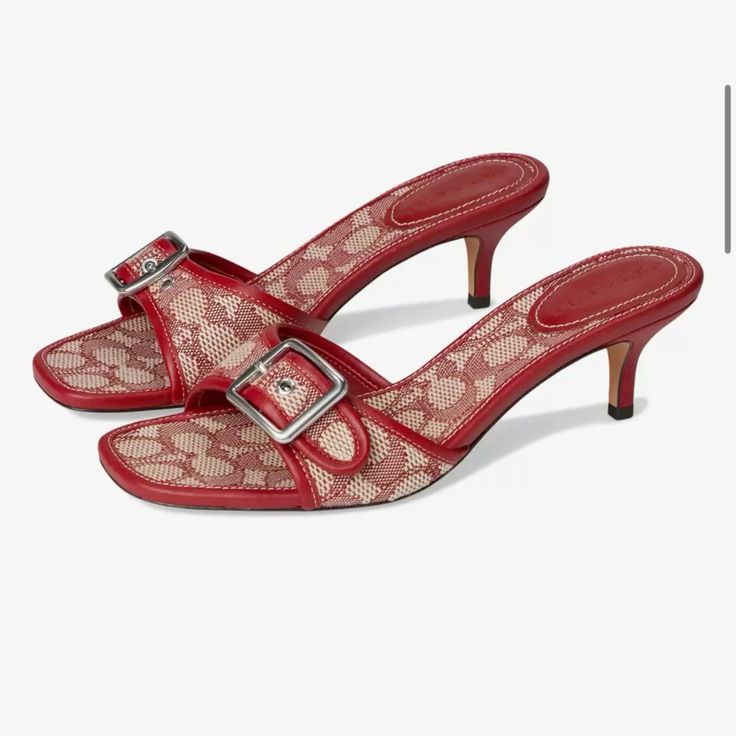 COACH Margot Jacquard Sandals