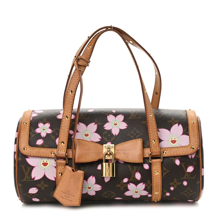 Louis Vuitton Monogram Cherry Blossom Papillon Brown