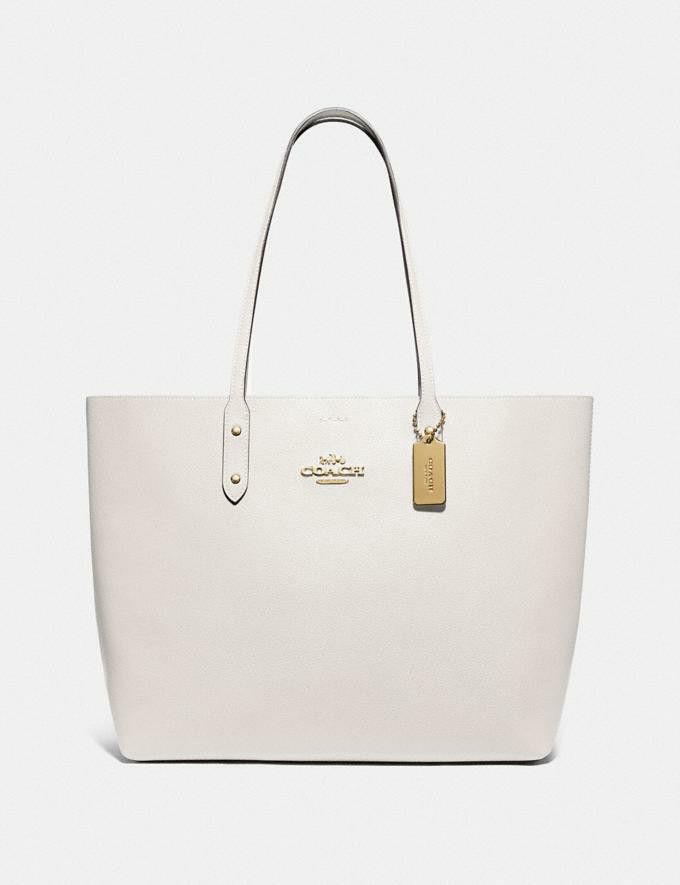 Coach White Tote Bag